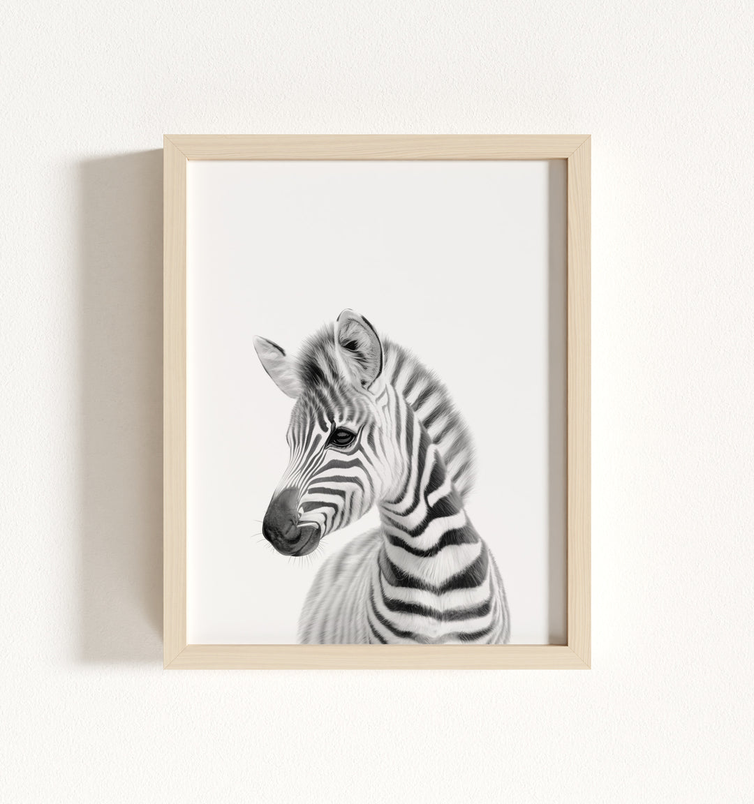 Baby Zebra Framed Art
