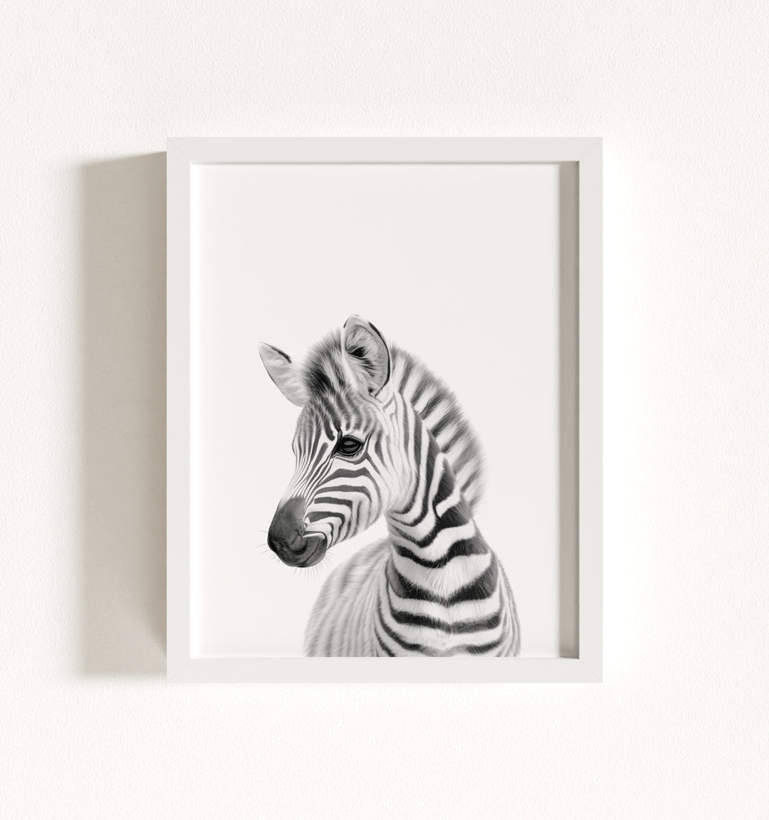 Baby Zebra Framed Art