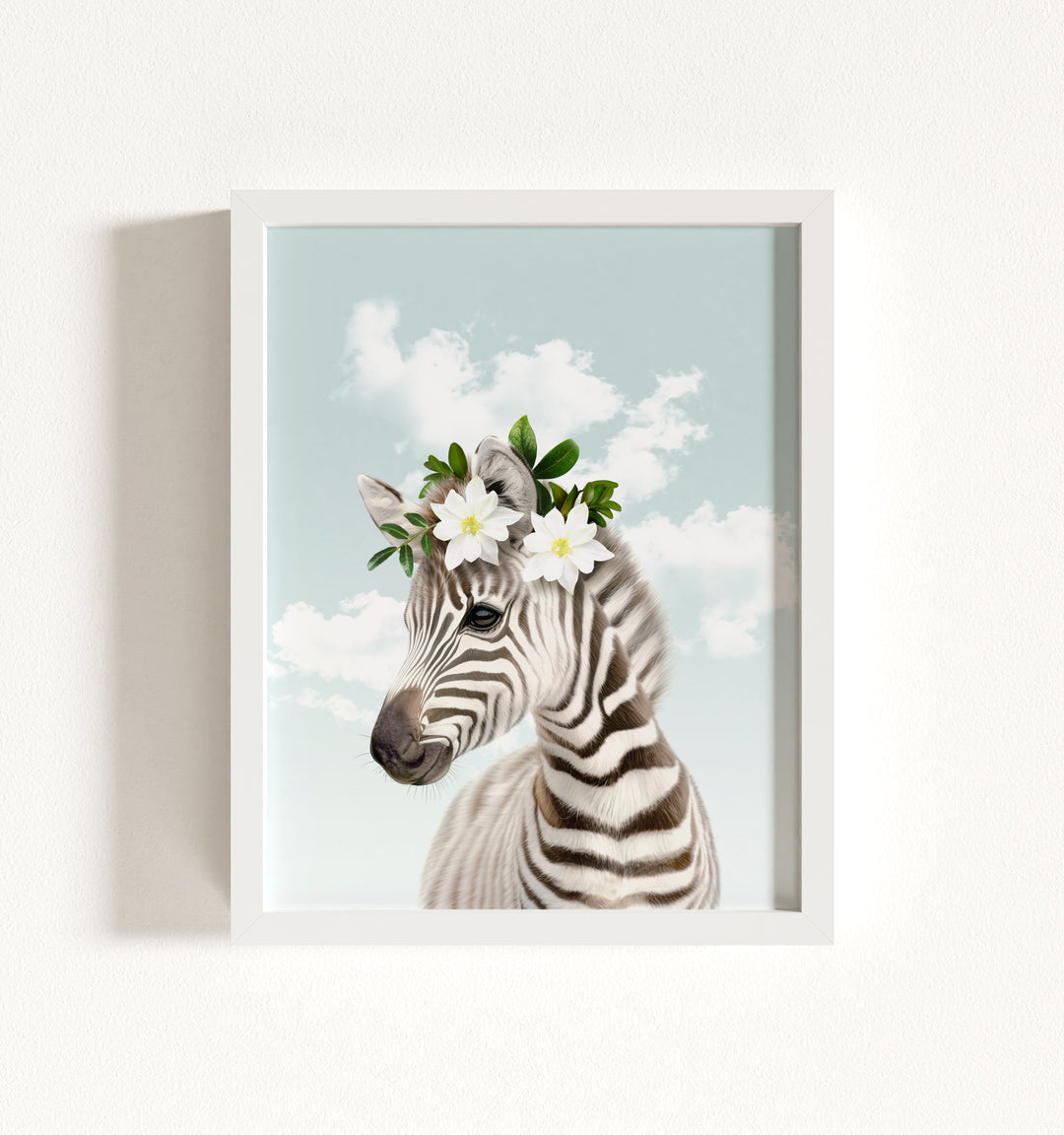 Baby Zebra Framed Art