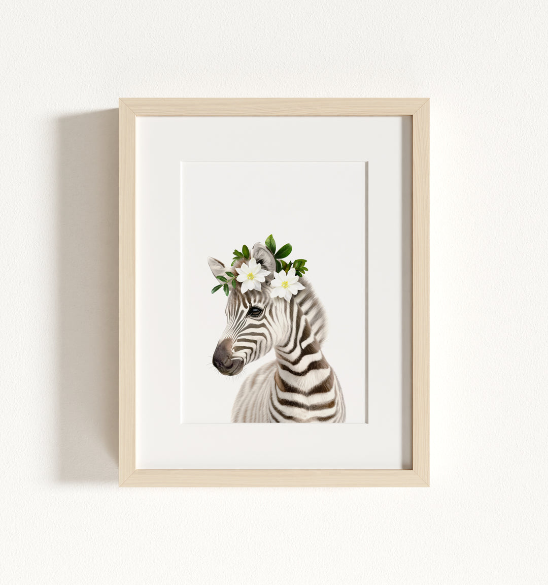 Baby Zebra Framed Art