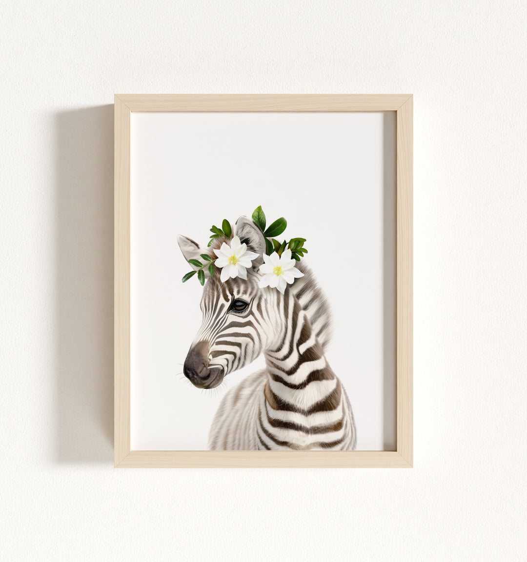 Baby Zebra Framed Art