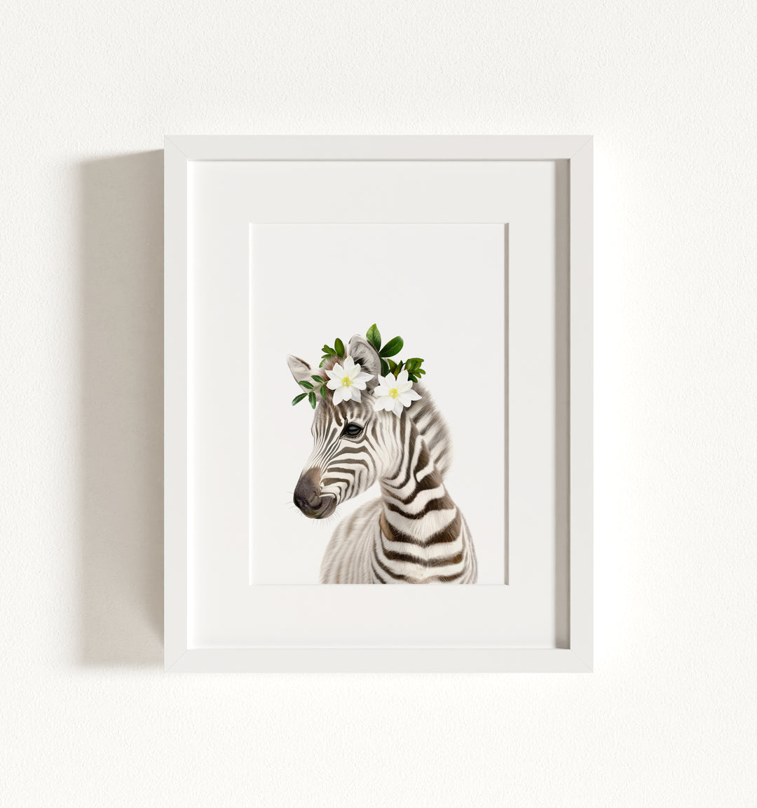 Baby Zebra Framed Art