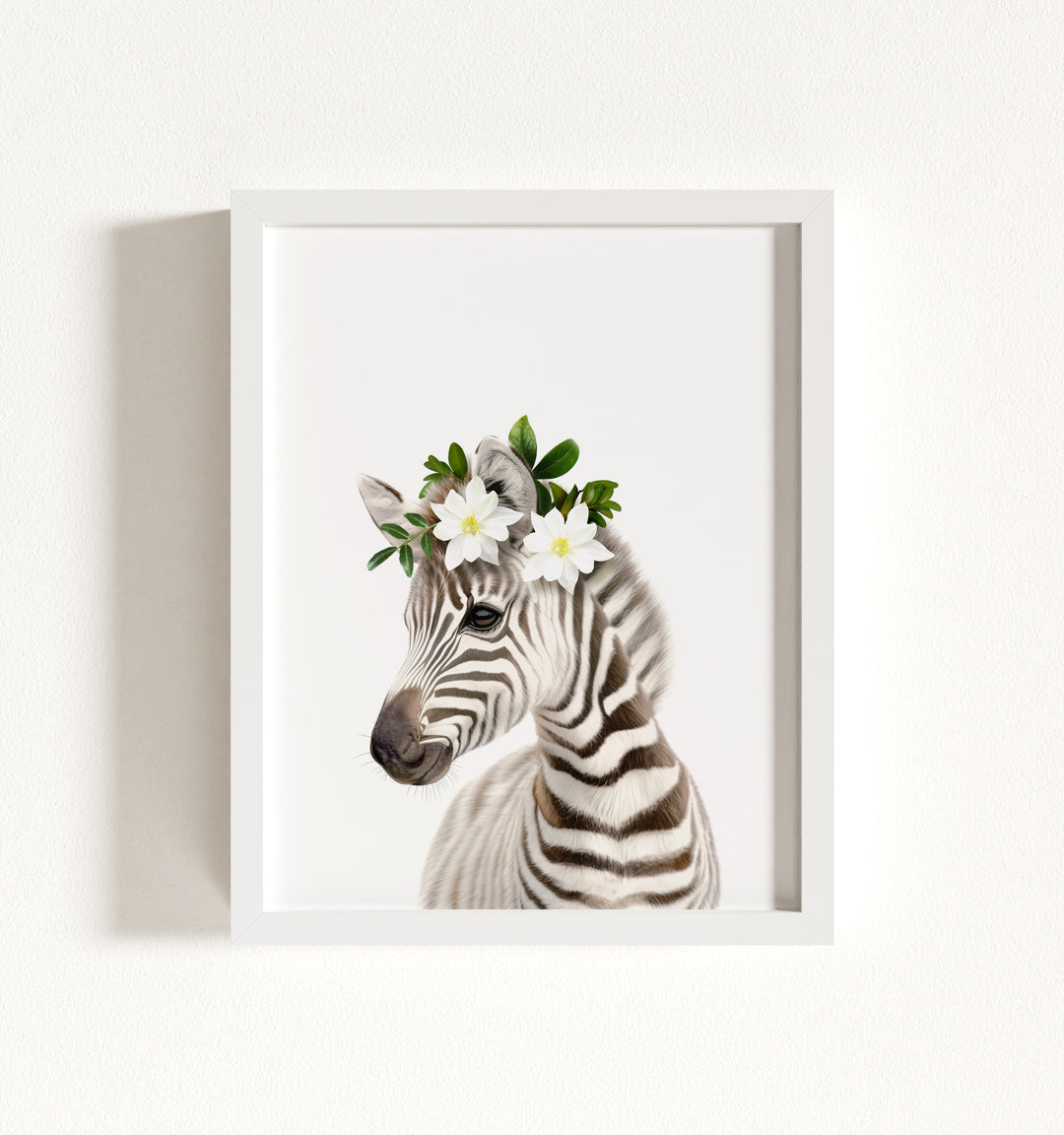 Baby Zebra Framed Art