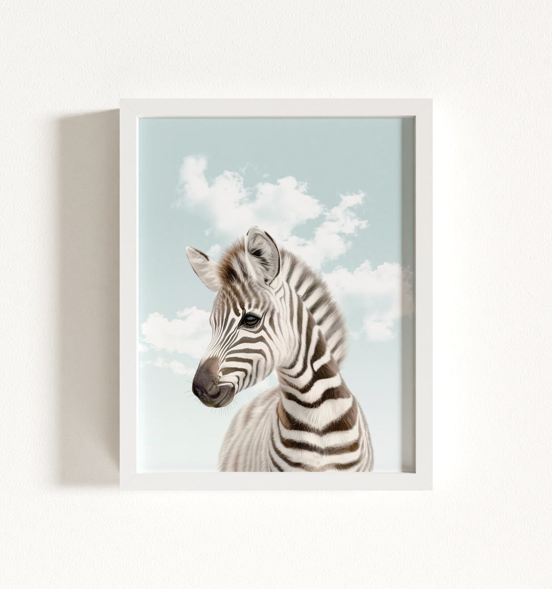 Baby Zebra Framed Art