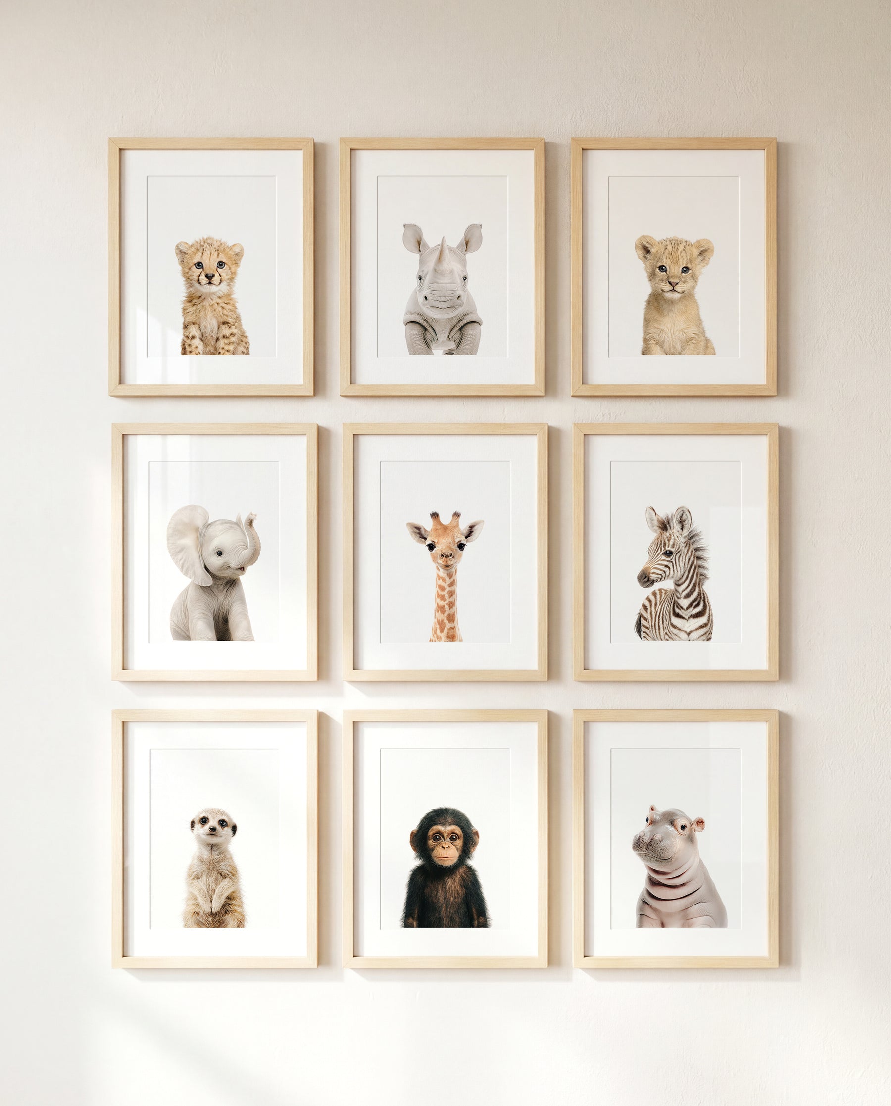 Baby Cheetah classic portrait print