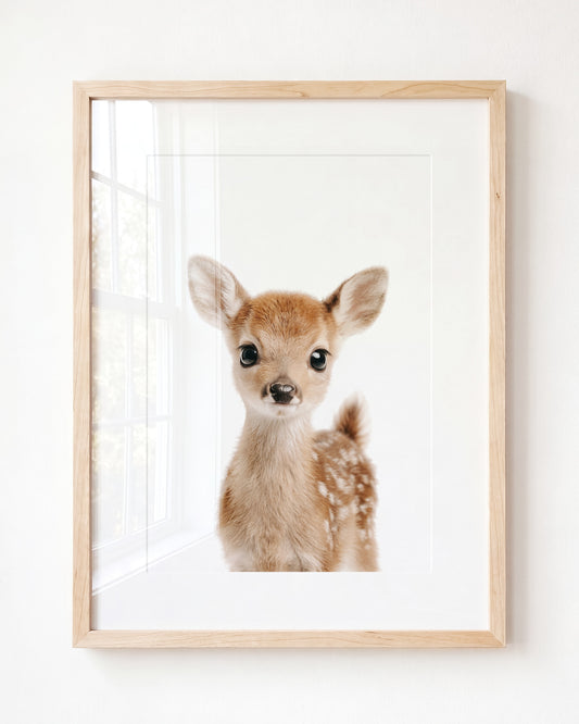 Baby Deer — Framed Art