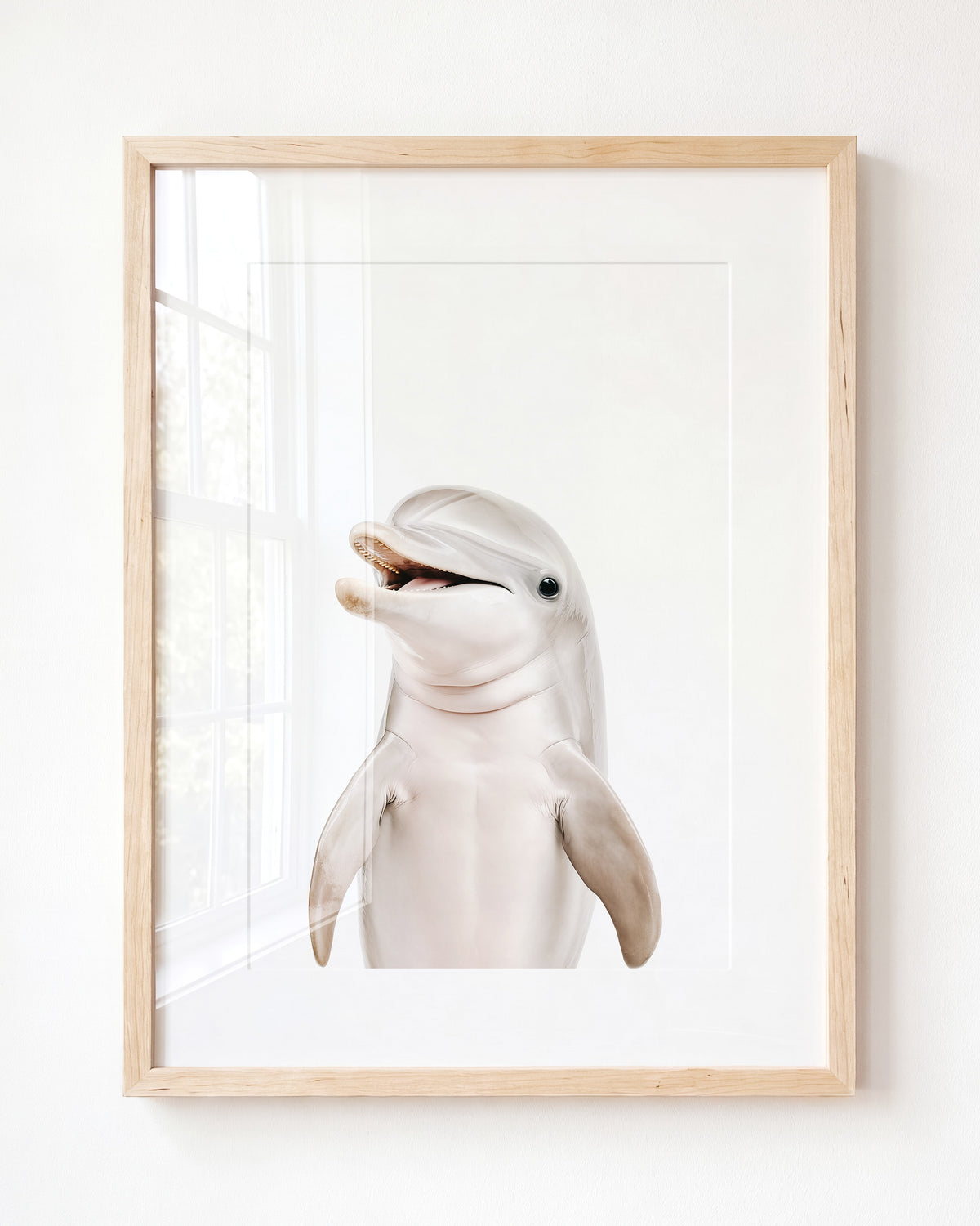 Baby Dolphin - Framed Art