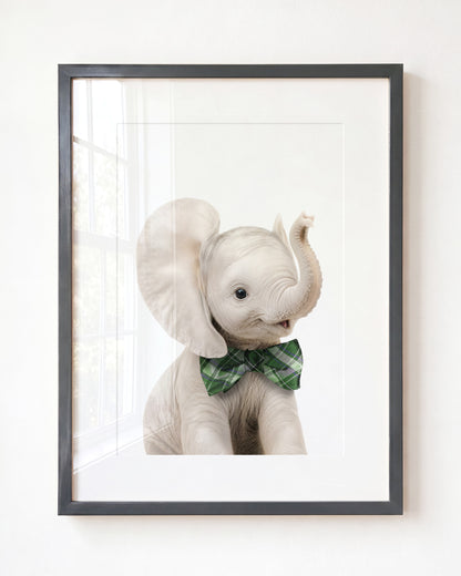 Baby Elephant - Framed Art