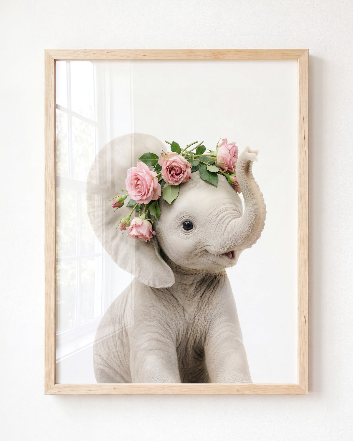 Baby Elephant - Framed Art