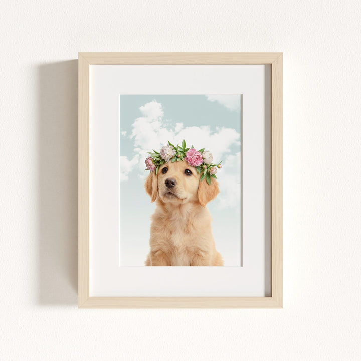 Baby Puppy Golden Retriever Portrait