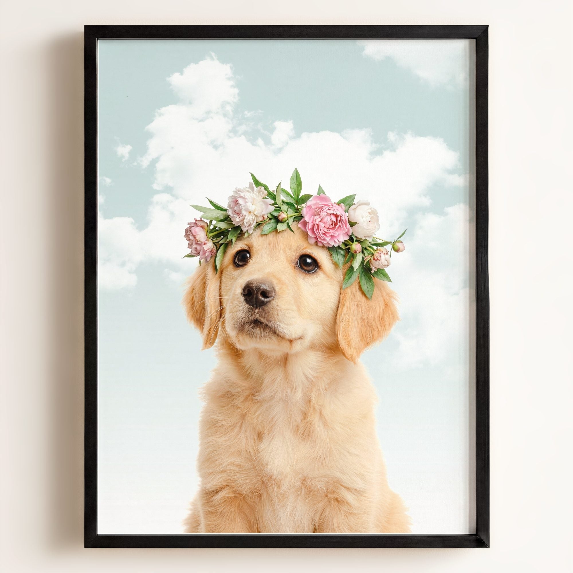 Baby Puppy Golden Retriever Portrait