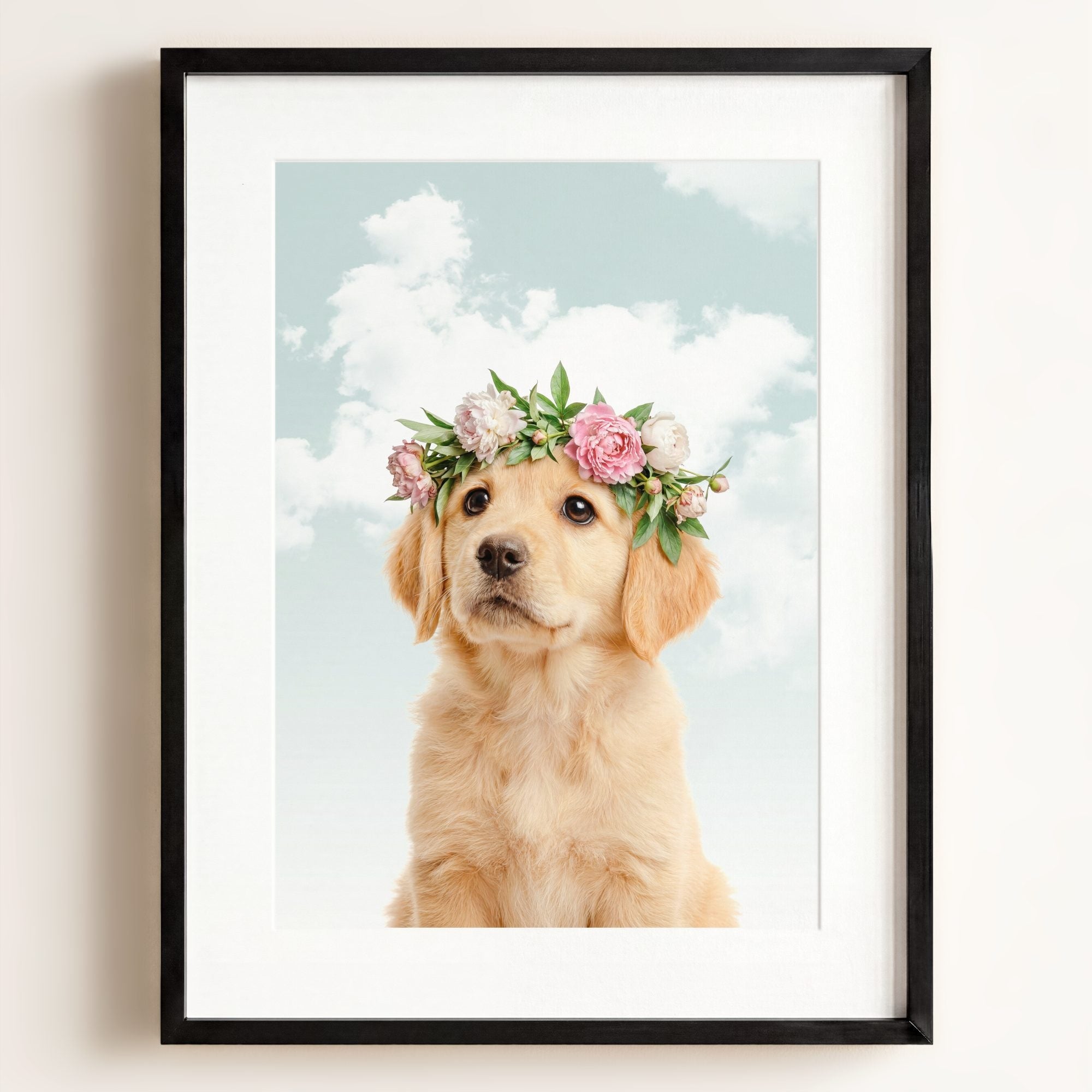 Baby Puppy Golden Retriever Portrait