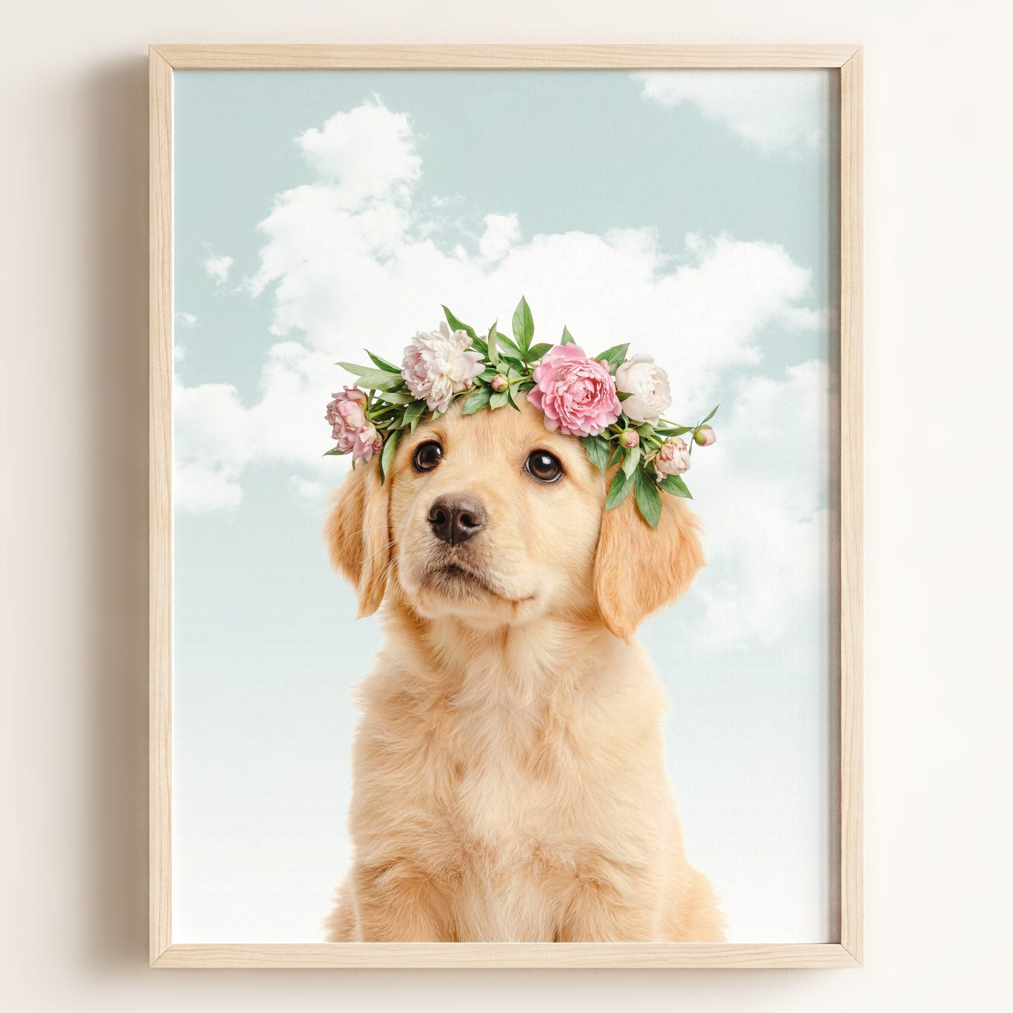 Baby Puppy Golden Retriever Portrait