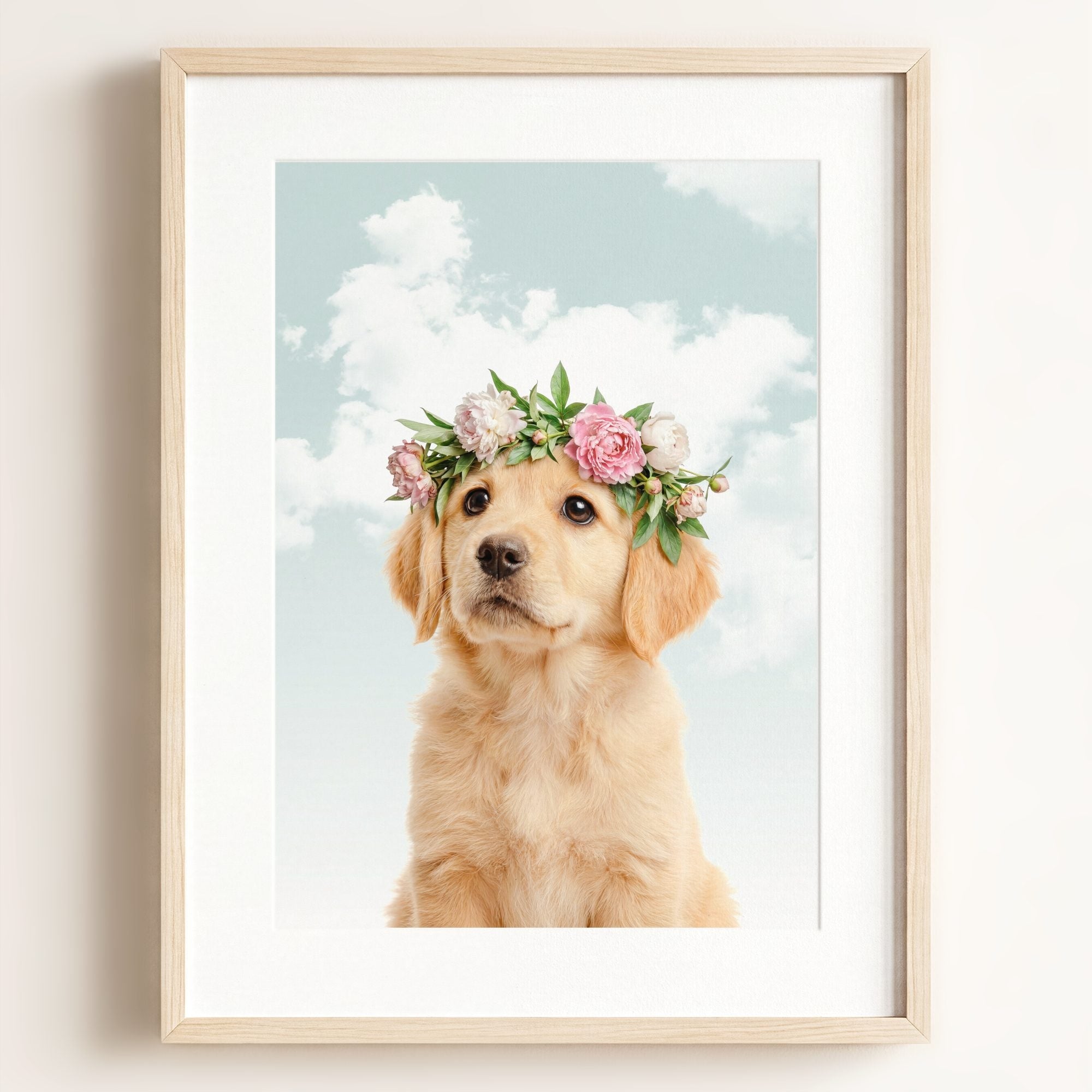 Baby Puppy Golden Retriever Portrait