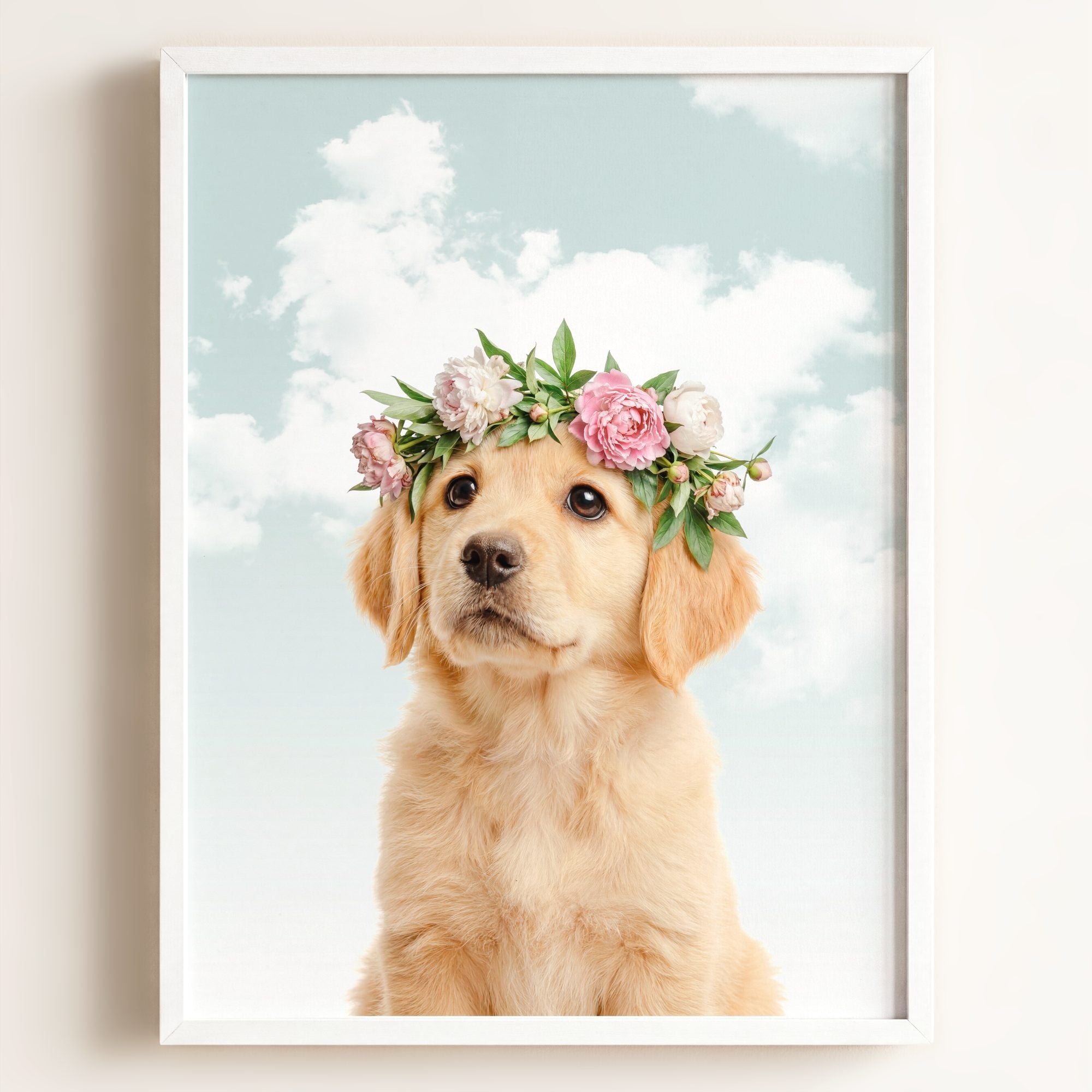 Baby Puppy Golden Retriever Portrait