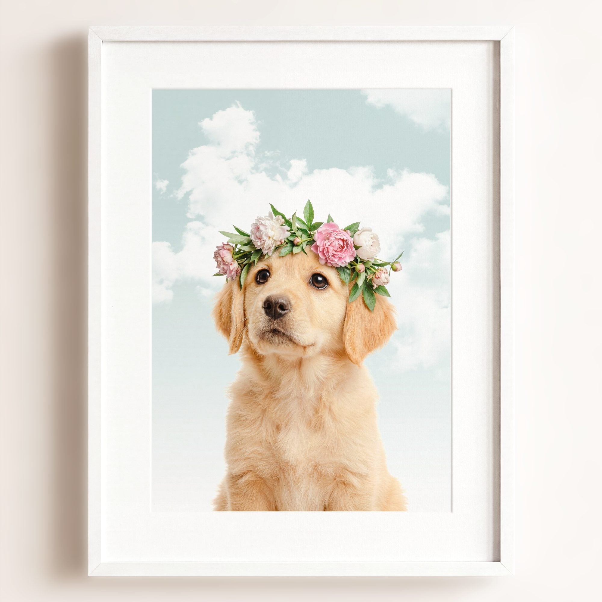 Baby Puppy Golden Retriever Portrait