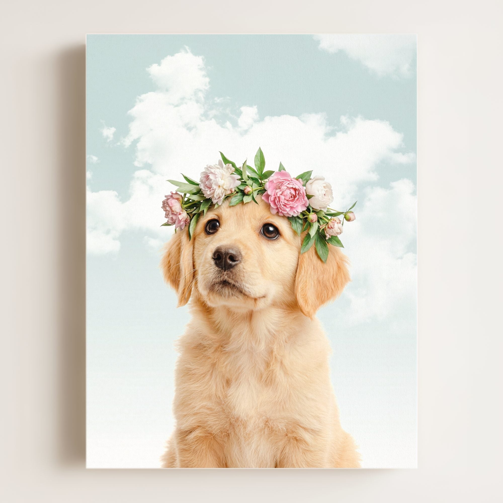 Baby Puppy Golden Retriever Portrait