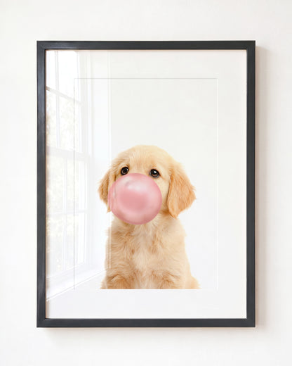 Baby Puppy Golden Retriever Portrait