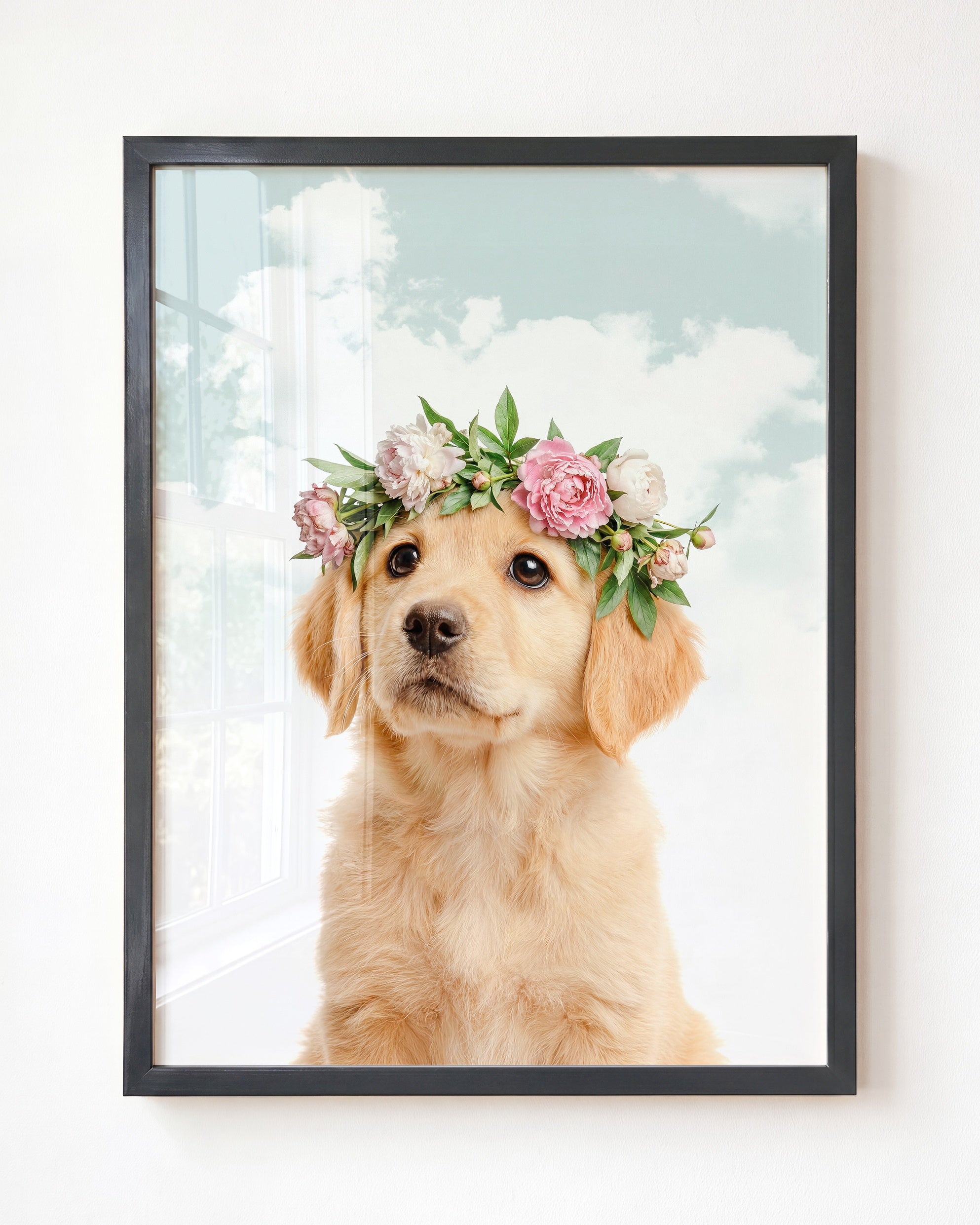 Baby Puppy Golden Retriever Portrait