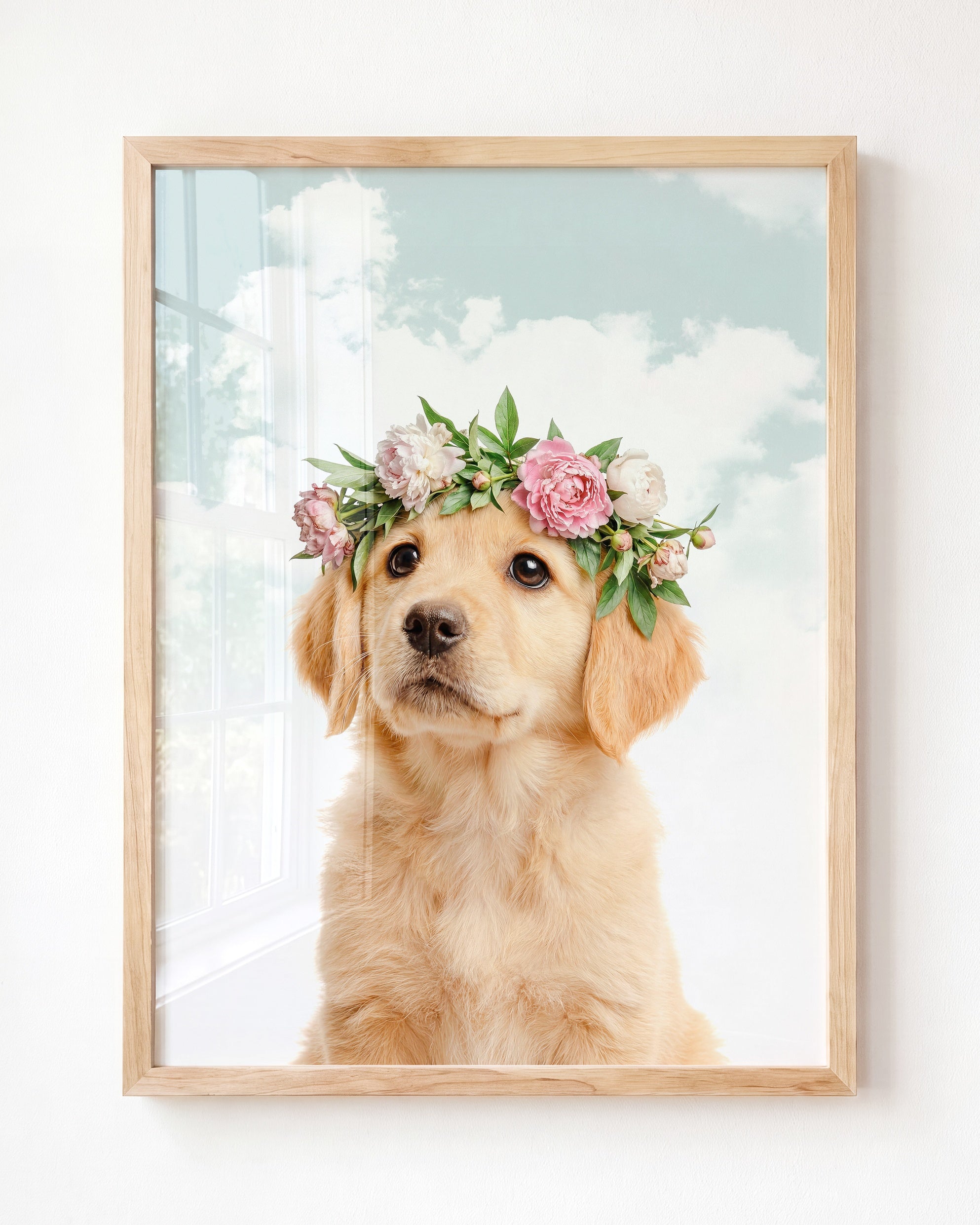 Baby Puppy Golden Retriever Portrait