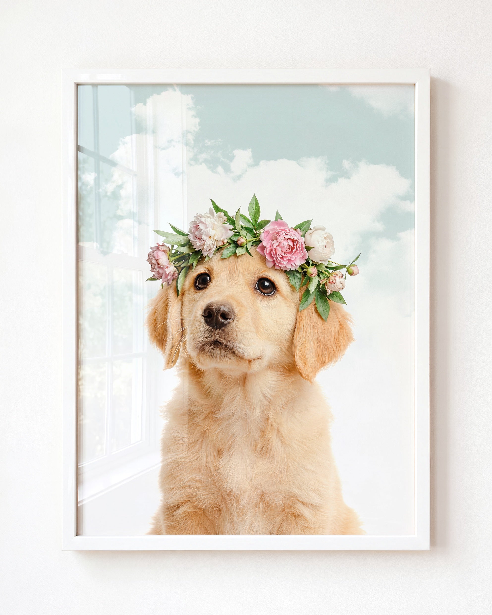 Baby Puppy Golden Retriever Portrait