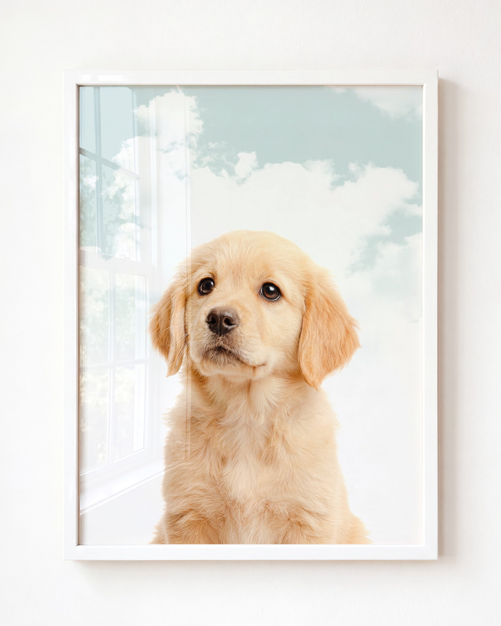 Baby Puppy Golden Retriever Portrait