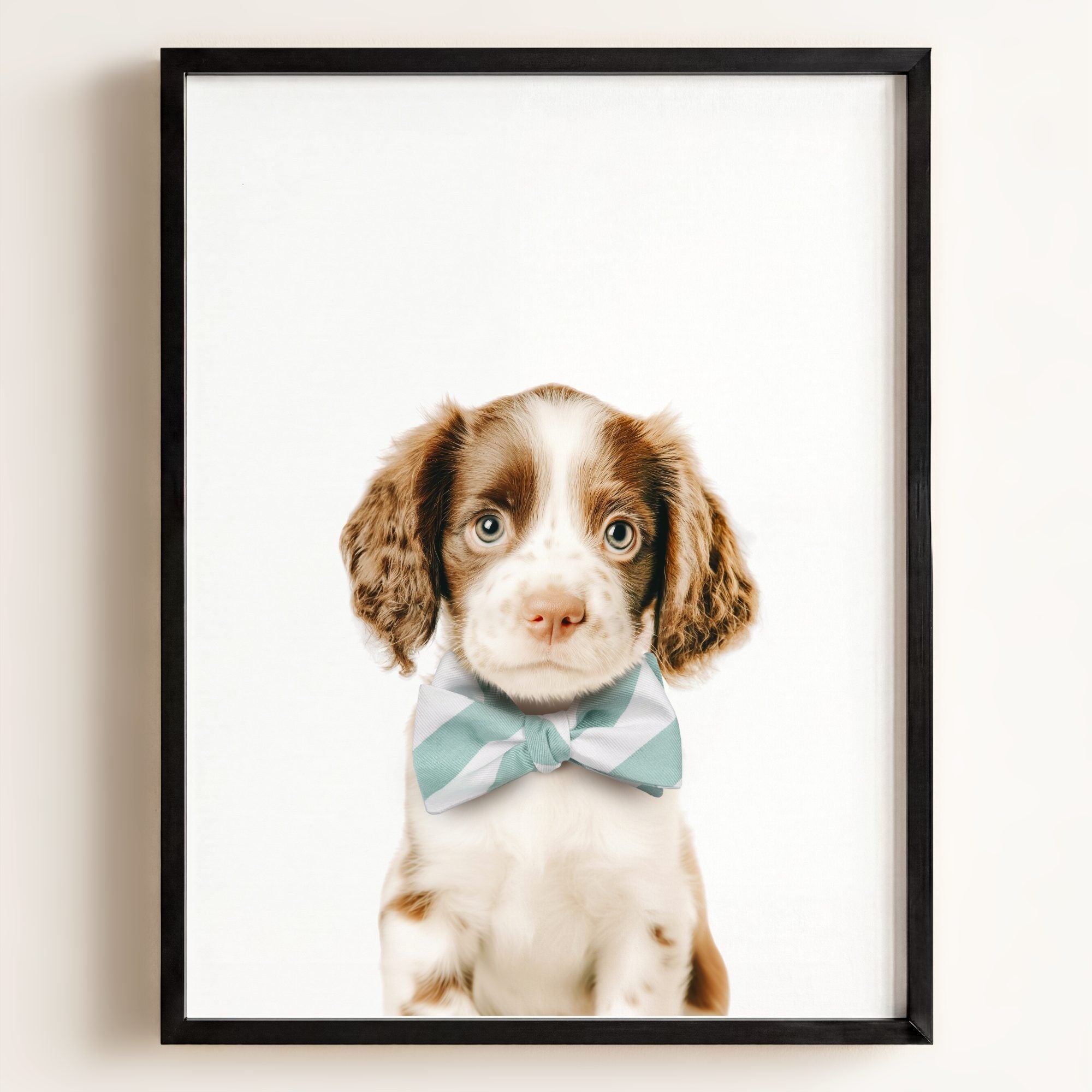 Baby Puppy Springer Spaniel Portrait