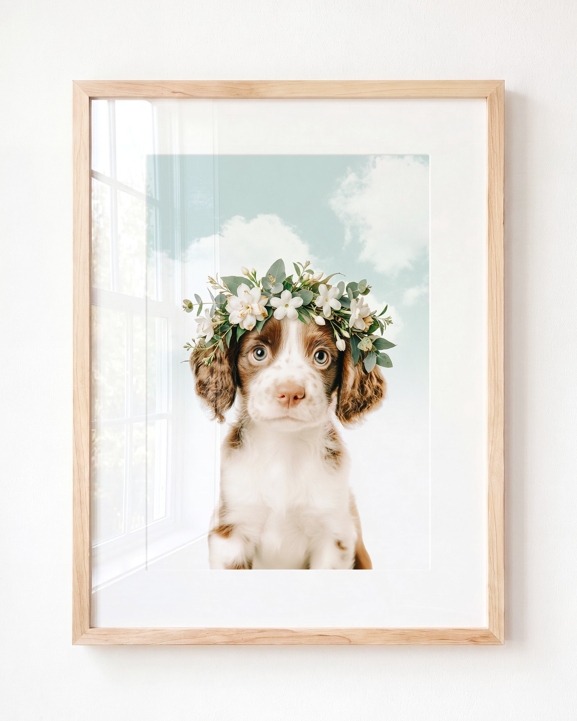 Baby Puppy Springer Spaniel Portrait