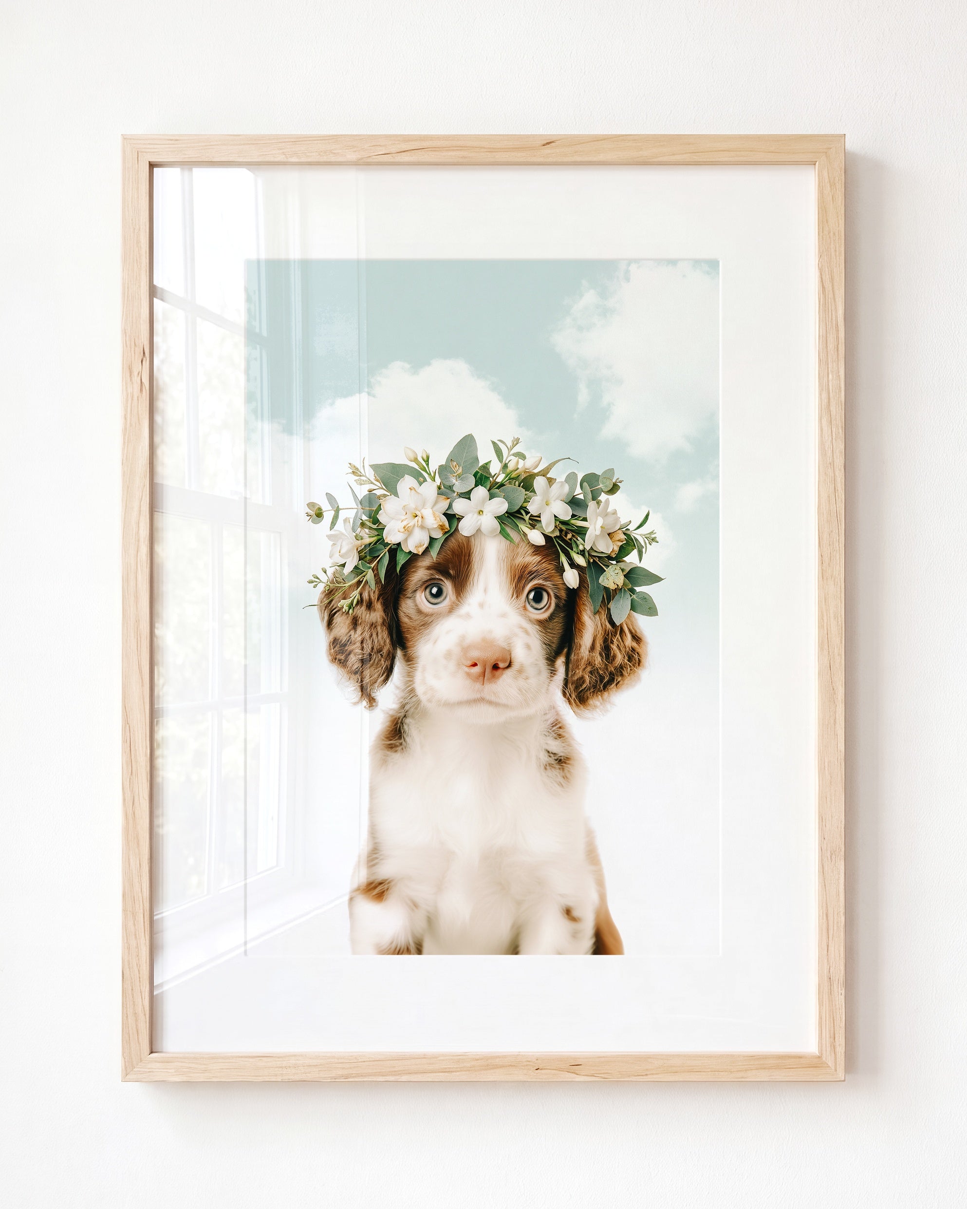 Baby Puppy Springer Spaniel Portrait