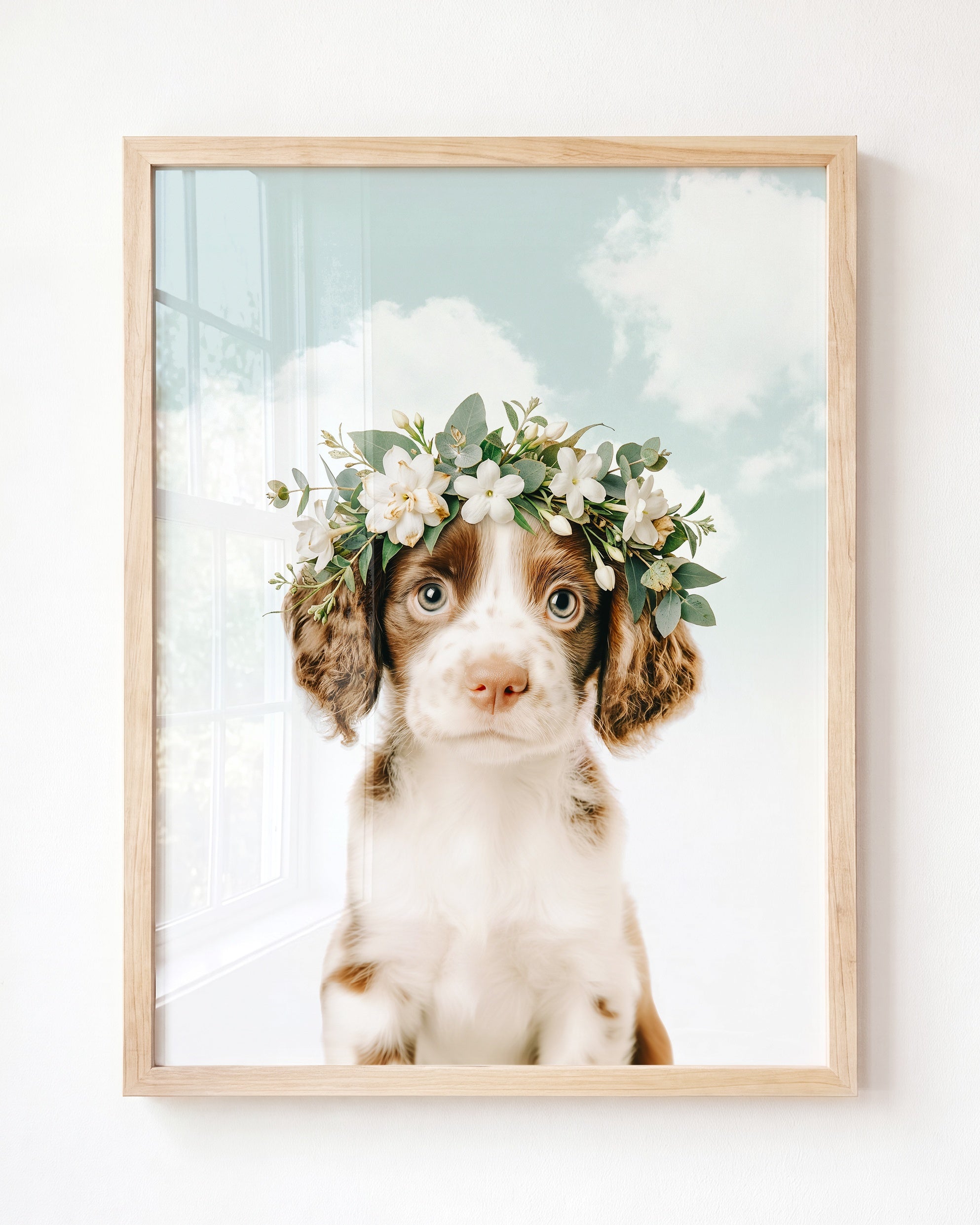 Baby Puppy Springer Spaniel Portrait