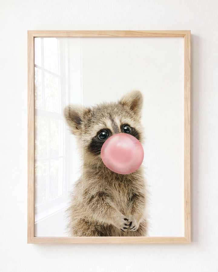 Baby Raccoon — Framed