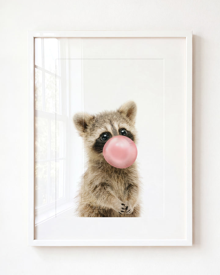 Baby Raccoon — Framed