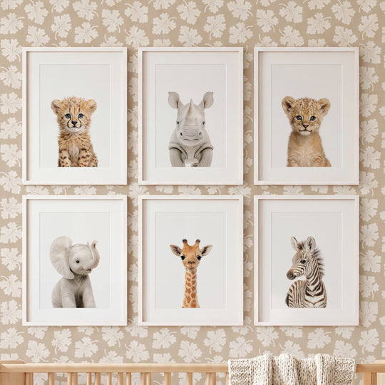 The Crown Prints - Animal Wall Art, Nursery Art, Kids Art by Jenny Kun