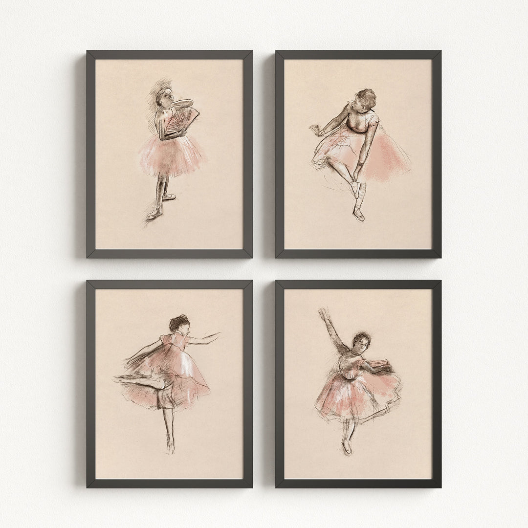 Ballet Sketches Girl Room Decor Prints