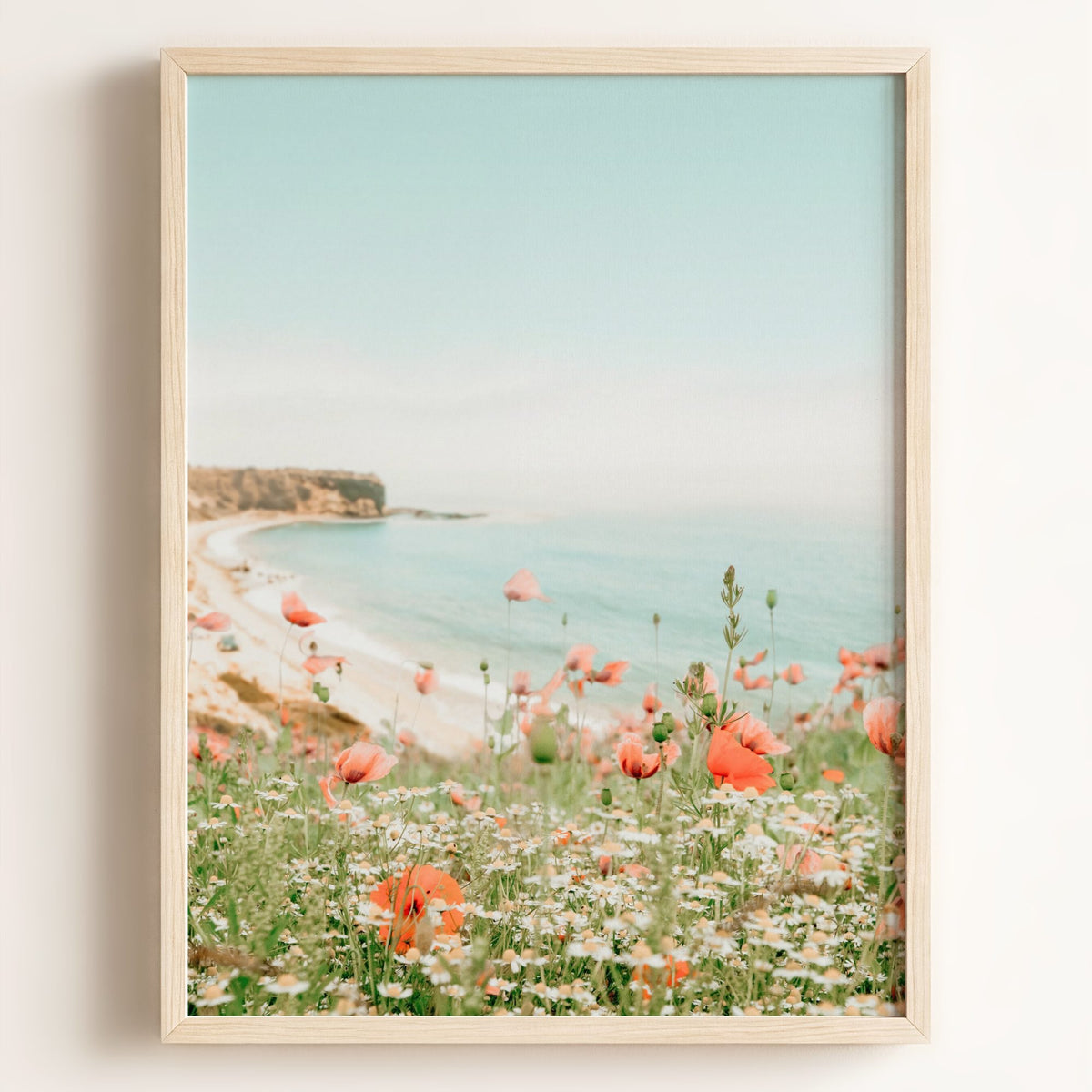 Beach Poppies — Framed