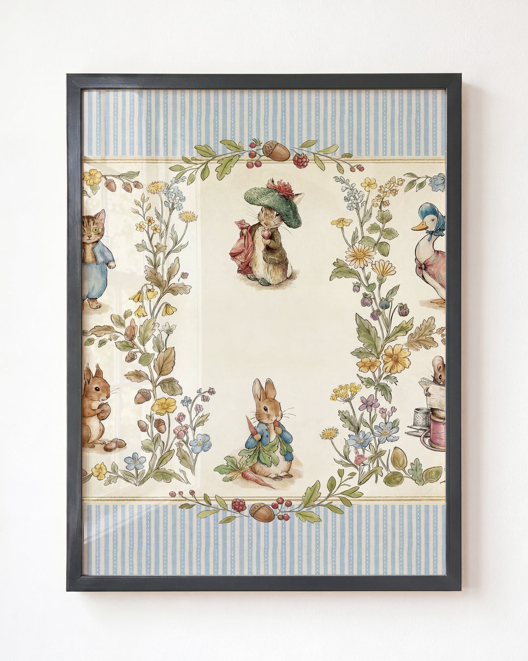 Beatrix Potter Storybook Friends Personalized Art