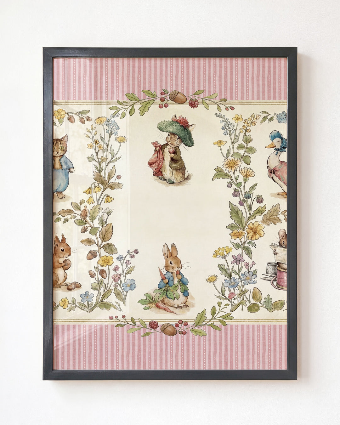 Beatrix Potter Storybook Friends Personalized Art