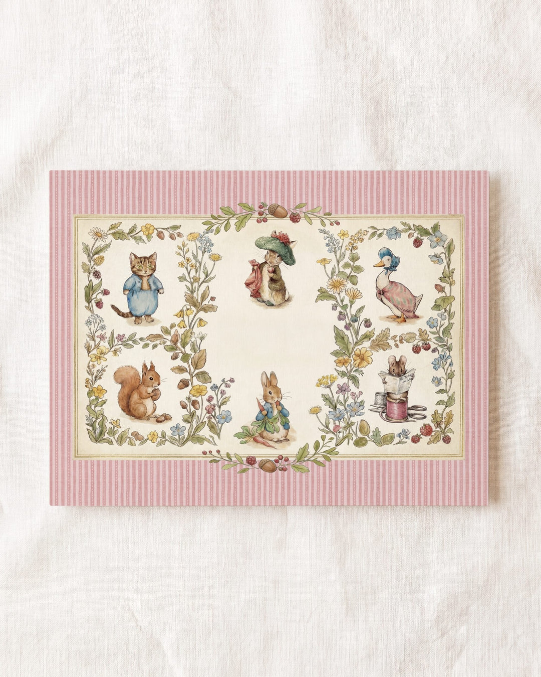 Beatrix Potter Storybook Friends Personalized Art