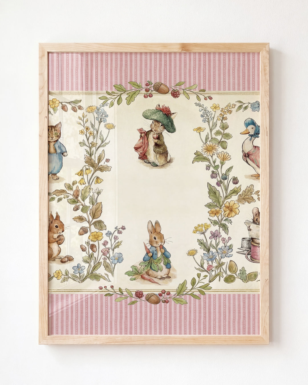 Beatrix Potter Storybook Friends Personalized Art
