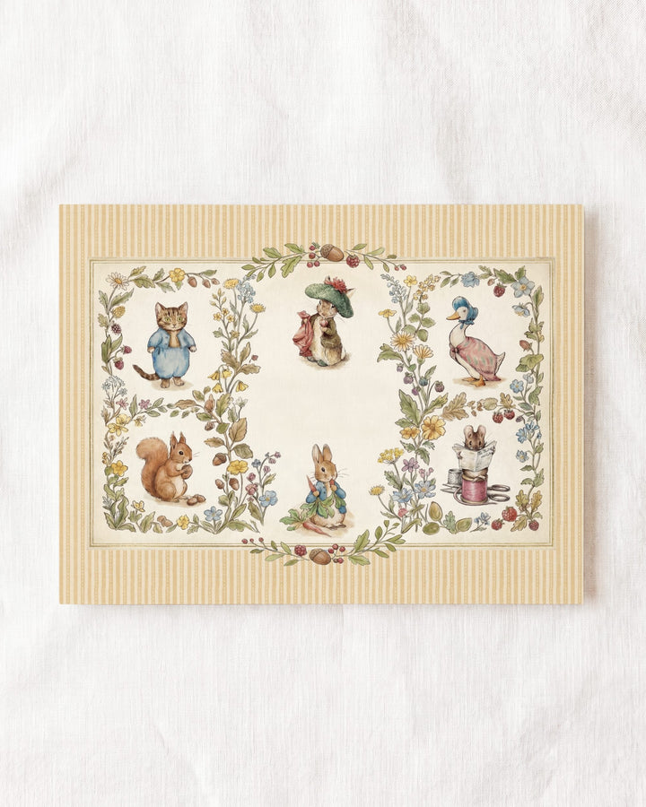 Beatrix Potter Storybook Friends Personalized Art