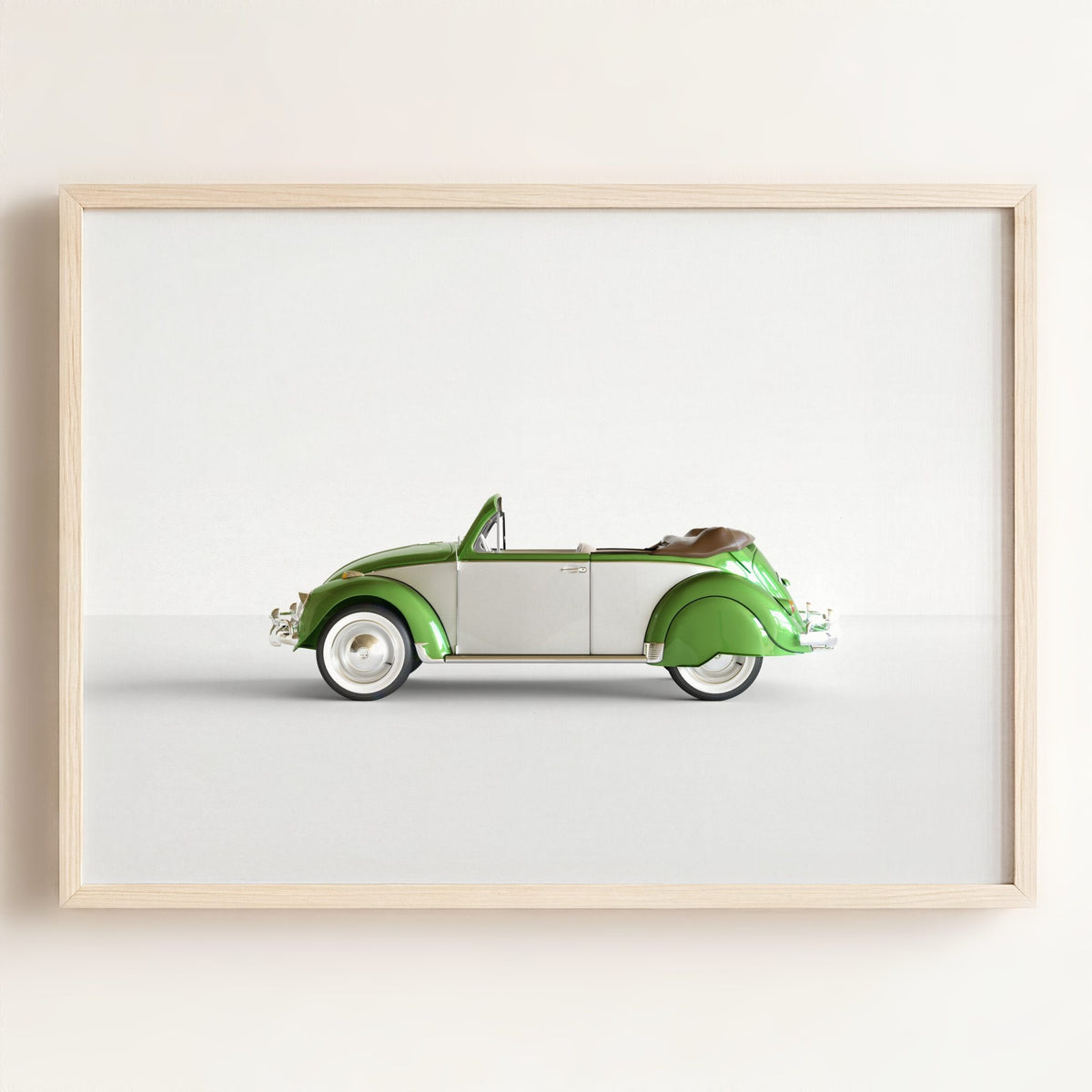 Beetle Convertible - Framed Art