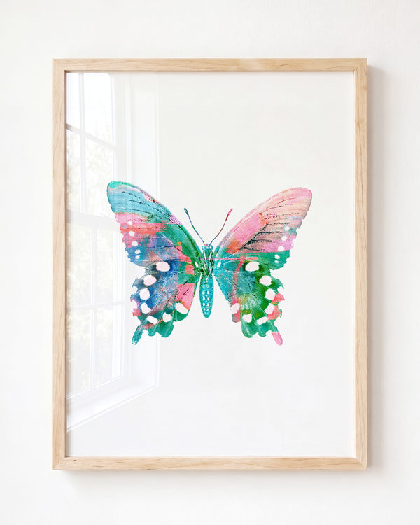 Butterfly Art Print No. 6 – Framed