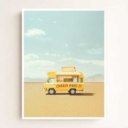 Cheesy Does It Food Truck Art