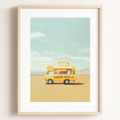 Cheesy Does It Food Truck Art