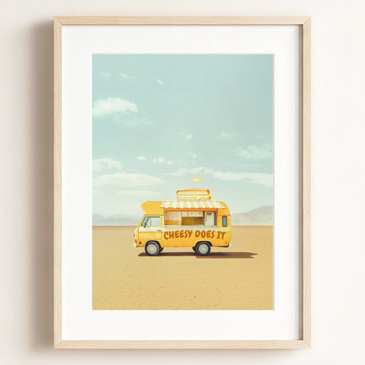 Cheesy Does It Food Truck Art
