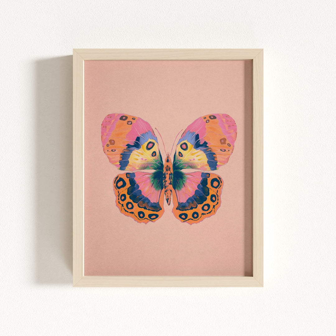 Color Bloom Butterflies Set of 9