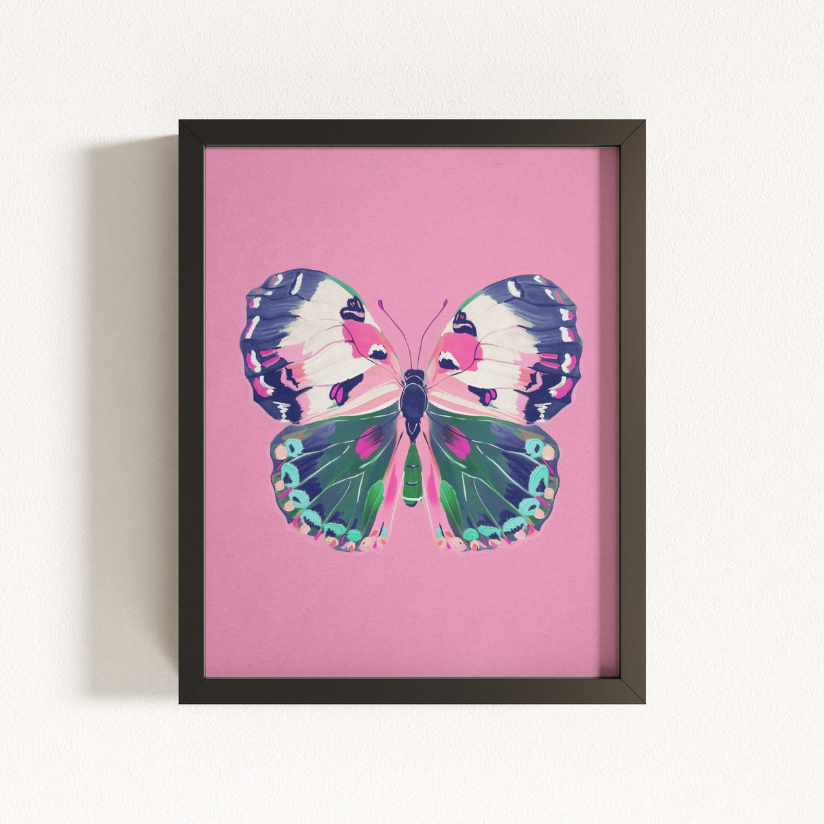 Color Bloom Butterflies Set of 9
