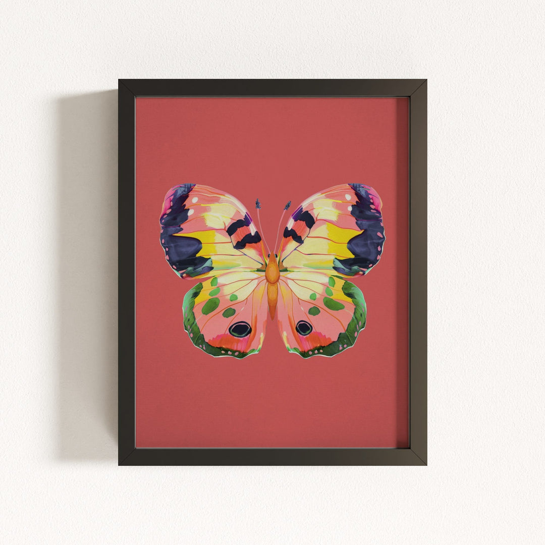 Color Bloom Butterflies Set of 9