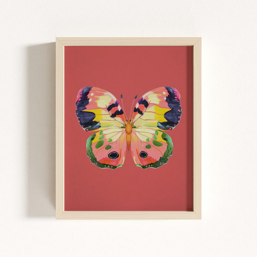 Color Bloom Butterflies Set of 9