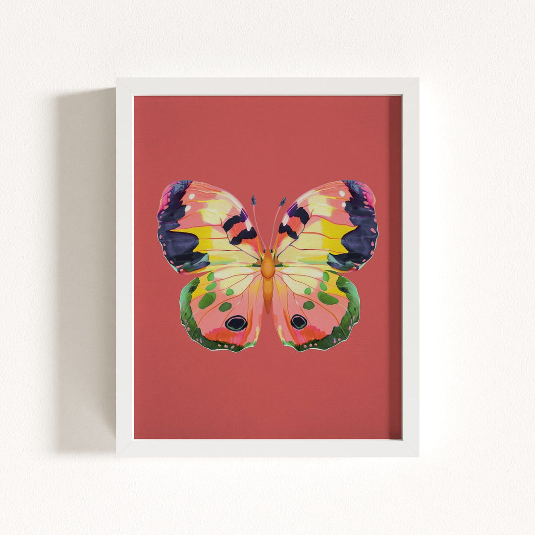 Color Bloom Butterflies Set of 9